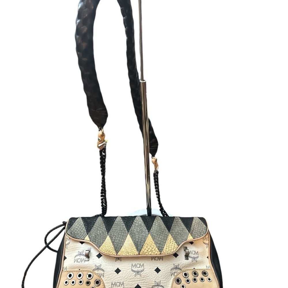 MCM Monogram Crossbody Bag “Rare” - Picture 2 of 8